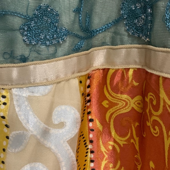 HALE BOB Silk Rayon Burnout Empire Waist Dress - Picture 5 of 8